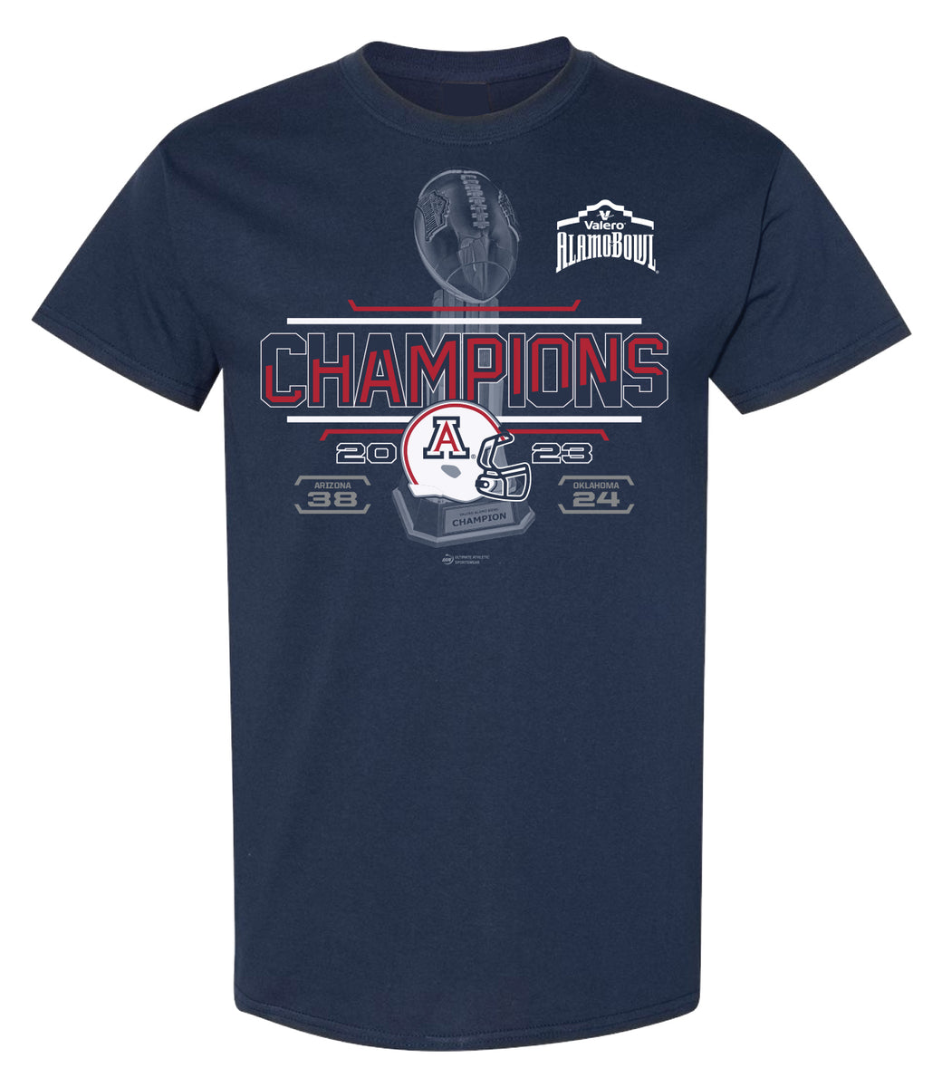 2023 Valero Alamo Bowl CHAMPIONS SCORE Navy SST Alamo Bowl Merchandise