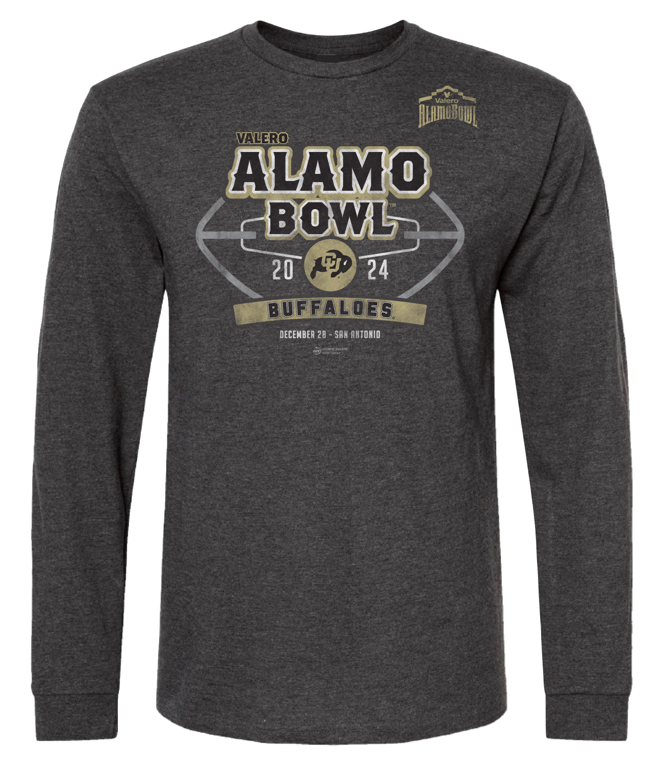 2025 Valero Alamo Bowl Colorado Long Sleeve T Alamo Bowl Merchandise