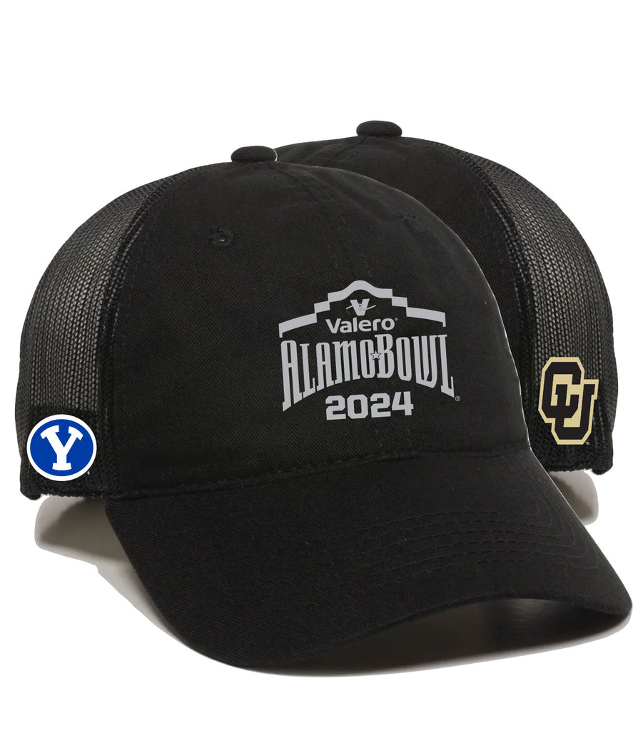 2024 Valero Alamo Bowl 2-Team Black Cap – Alamo Bowl Merchandise